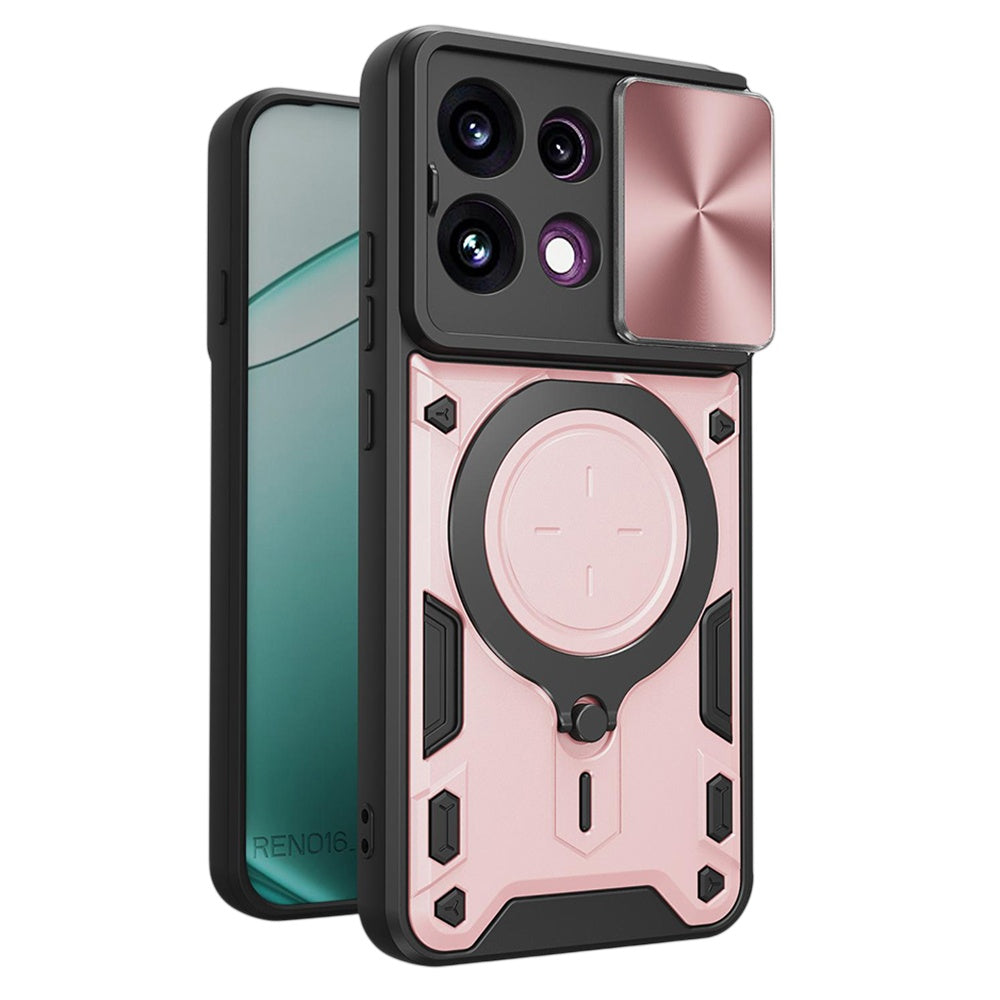 Husa de protectie Techsuit CamGuard Pro compatibil cu Oppo Reno16 F / Reno16 FS, Roz Auriu