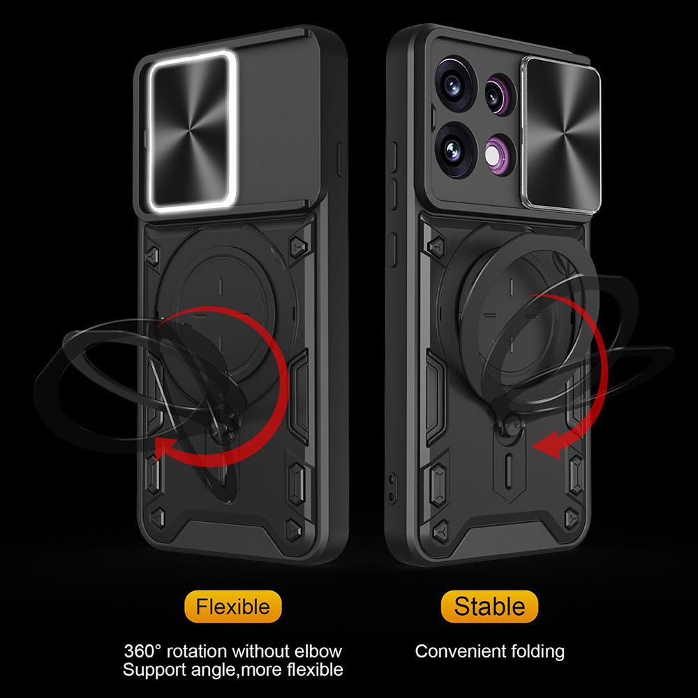 Husa de protectie Techsuit CamGuard Pro compatibil cu Oppo Reno16 F / Reno16 FS, Roz Auriu