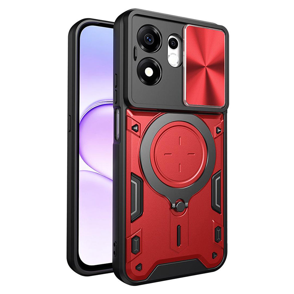 Husa de protectie Techsuit CamGuard Pro compatibil cu Honor 600 Smart, Roșu