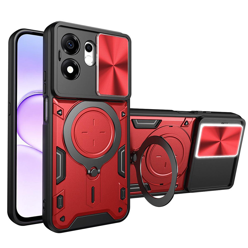 Husa de protectie Techsuit CamGuard Pro compatibil cu Honor 600 Smart, Roșu