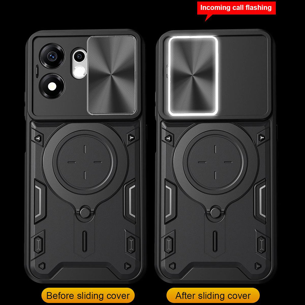 Husa de protectie Techsuit CamGuard Pro compatibil cu Honor 600 Smart, Roșu