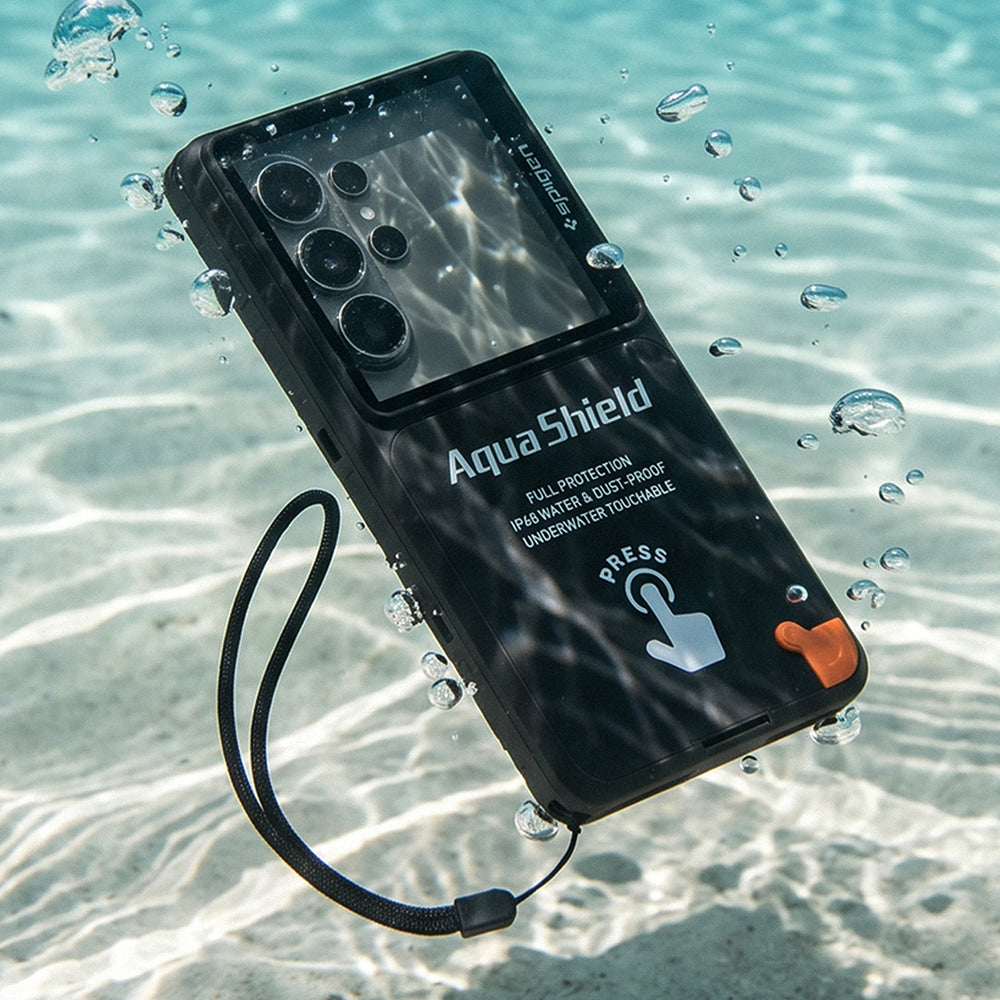 Husa Waterproof Spigen A604 (ACS11675), IP68, Negru