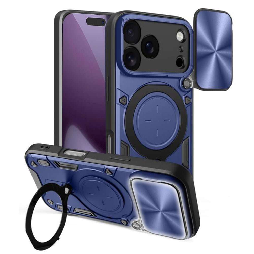 Husa de protectie Techsuit CamGuard Pro compatibil cu iPhone 18 Pro Max / iPhone 17 Pro Max, Albastru
