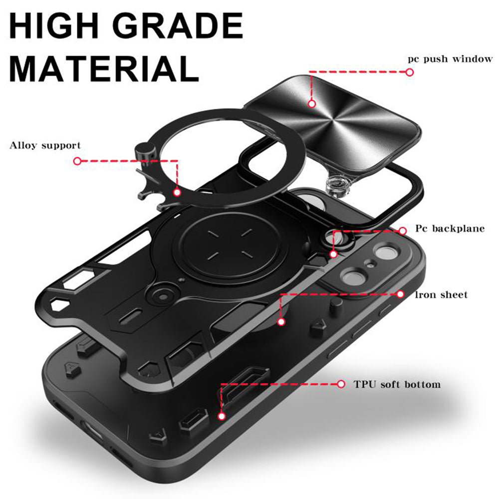 Husa de protectie Techsuit CamGuard Pro compatibil cu iPhone 18 Pro Max / iPhone 17 Pro Max, Roșu