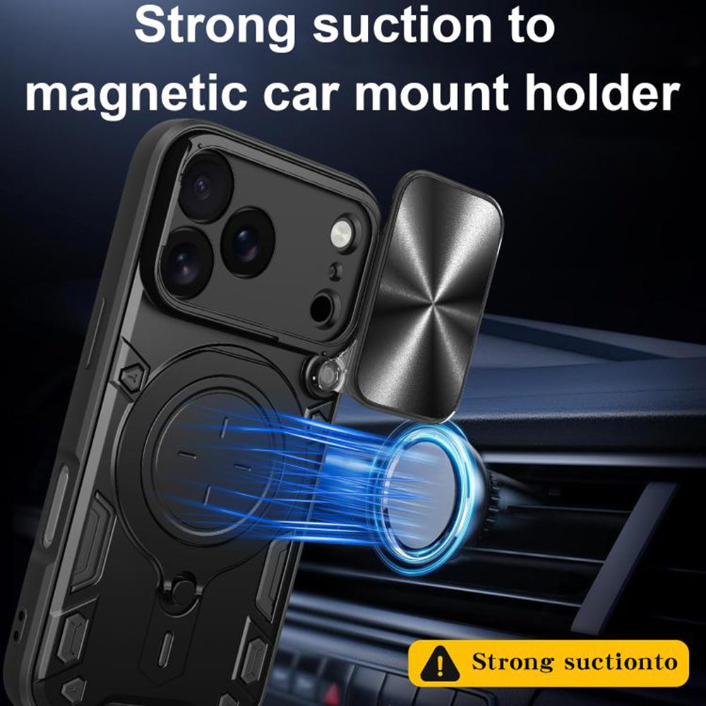 Husa de protectie Techsuit CamGuard Pro compatibil cu iPhone 18 Pro Max / iPhone 17 Pro Max, Roșu