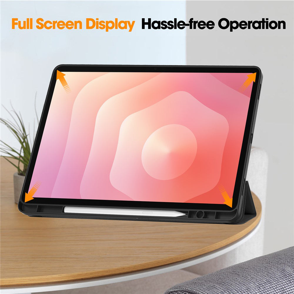 Husa de protectie tableta Techsuit Flex Trifold compatibil cu Samsung Galaxy Tab S12 Plus, Roz