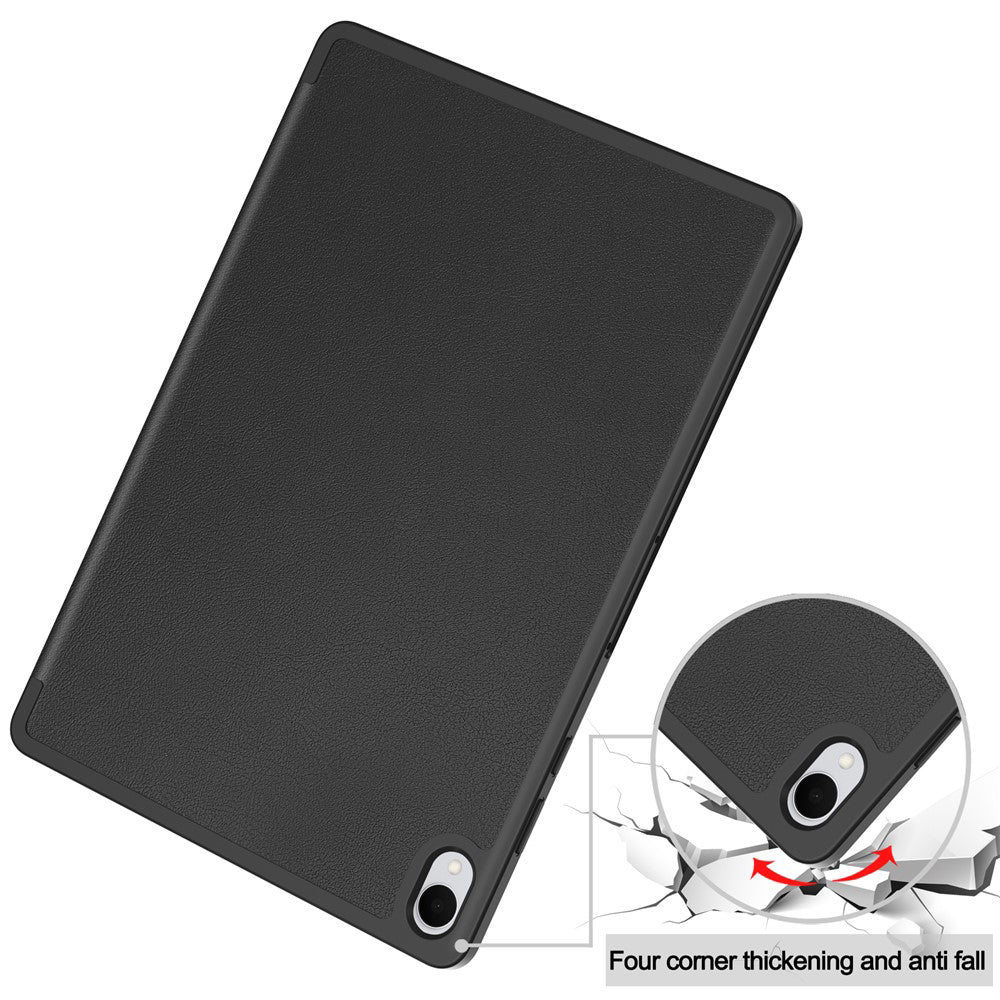 Husa de protectie tableta Techsuit Flex Trifold compatibil cu Samsung Galaxy Tab S12 Plus, Negru