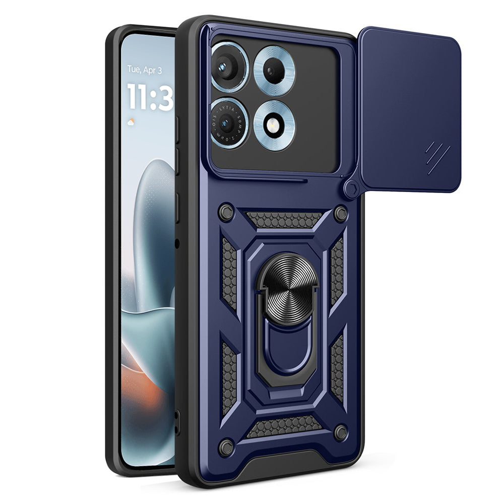 Husa de protectie Techsuit CamShield Series compatibil cu Motorola Edge 70 Max, Albastru