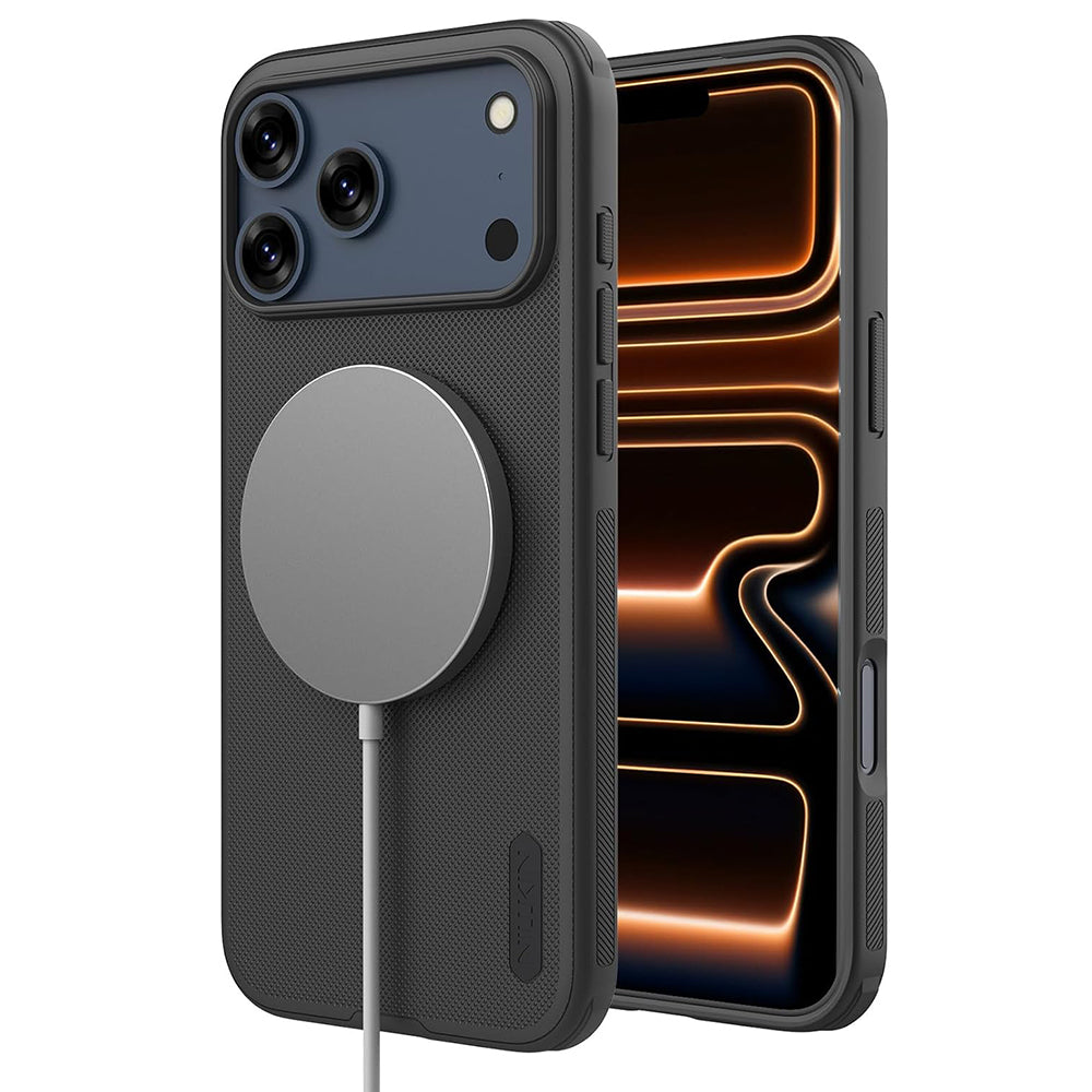 Husa de protectie Nillkin Super Frosted Shield Pro compatibil cu iPhone 17 Pro Max / iPhone 18 Pro Max, Negru