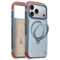 Husa de protectie Torras Ostand Q3 Air Pro compatibil cu iPhone 18 Pro / iPhone 17 Pro, Albastru