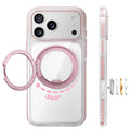 Husa de protectie Torras Ostand O3 Light compatibil cu iPhone 17 Pro / iPhone 18 Pro, Roz