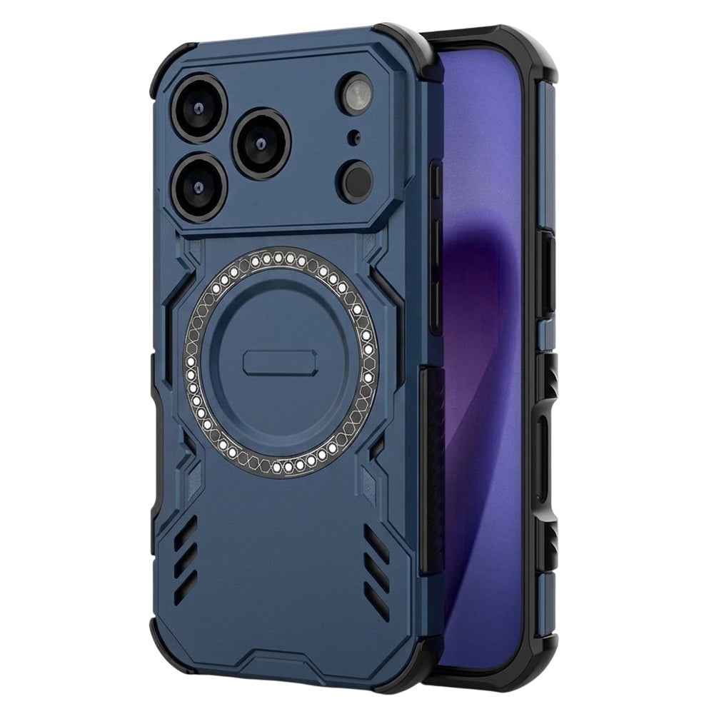 Husa de protectie Techsuit ArmorMag compatibil cu iPhone 17 Pro / iPhone 18 Pro, Albastru