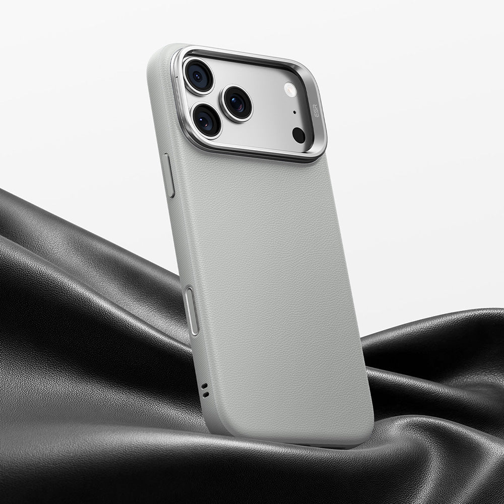 Husa de protectie ESR Atelier Magnetic Kickstand compatibil cu iPhone 17 Pro / iPhone 18 Pro, Gri