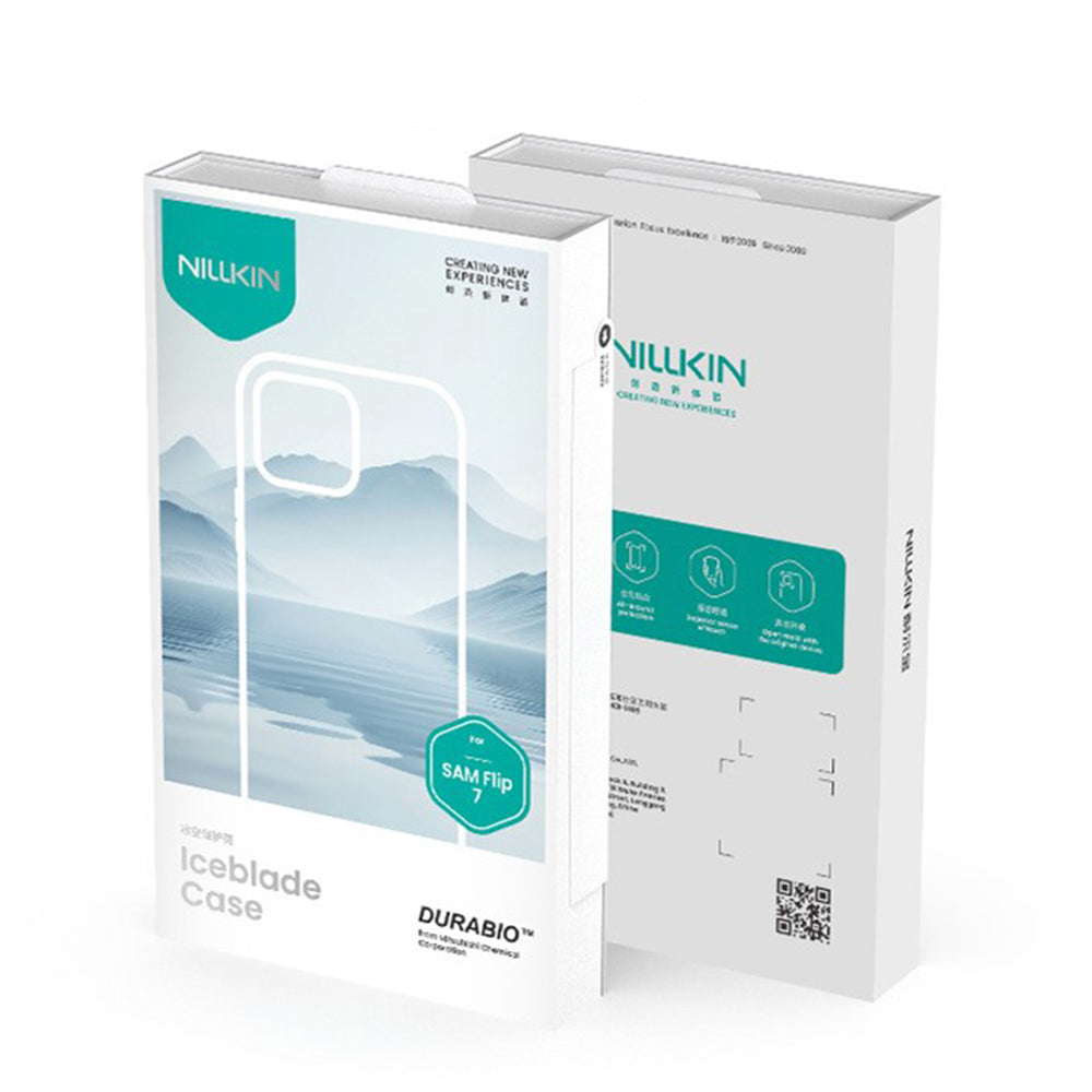 Husa de protectie Nillkin Iceblade Magnetic compatibil cu Samsung Galaxy Z Flip7, Gri