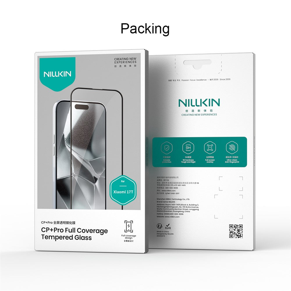 Folie de protectie Nillkin CP+PRO compatibil cu Xiaomi 17T, Negru
