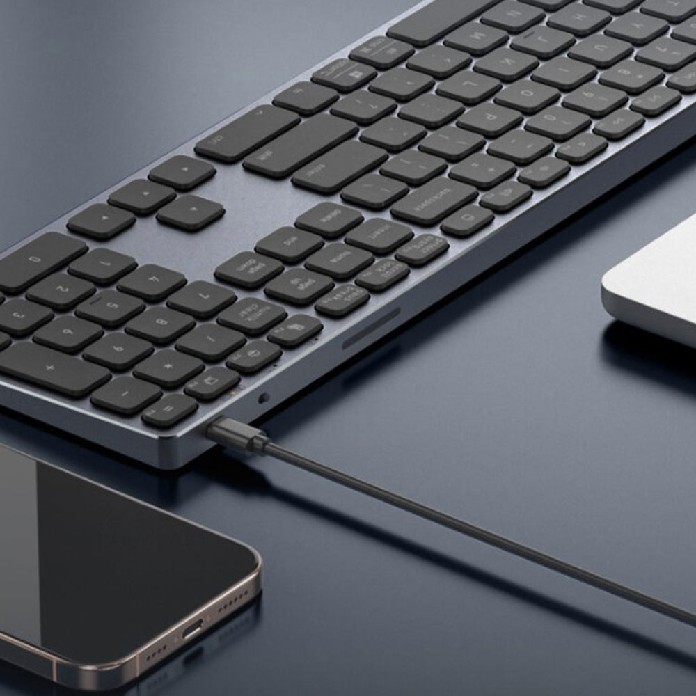 Tastatura Dux Ducis (LK Series), Wireless Bluetooth 5.0, Negru