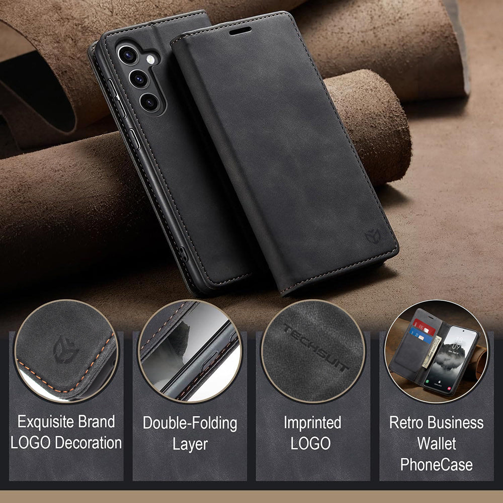 Husa de protectie Techsuit Confy Cover compatibil cu Samsung Galaxy S26 FE / S25 FE, Negru