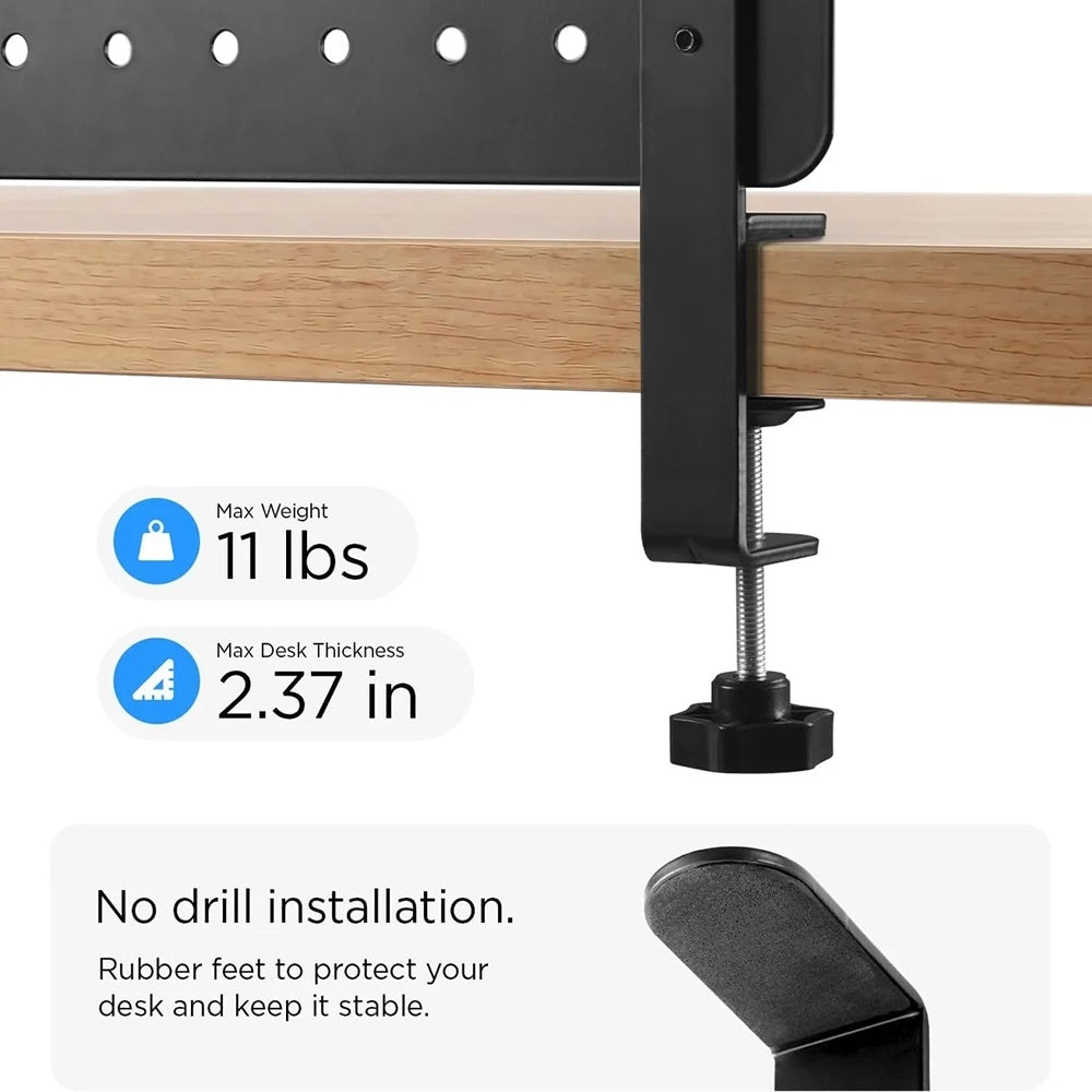 Oragnizator din Metal pentru Birou cu Prindere Tip Clema - Spigen LD405 (AHP11400) - Black
