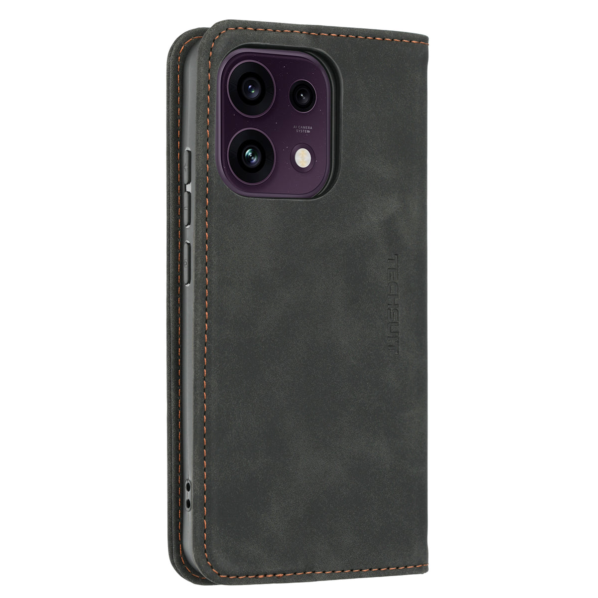 Husa de protectie Techsuit Confy Cover compatibil cu Oppo Reno16 F / Oppo Reno16 FS, Negru