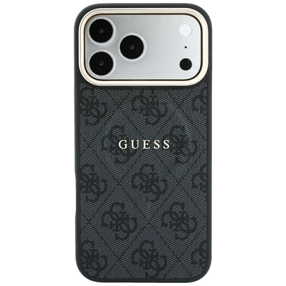 Husa de protectie Guess 4G Embossed Classic compatibil cu iPhone 18 Pro / iPhone 17 Pro, Negru