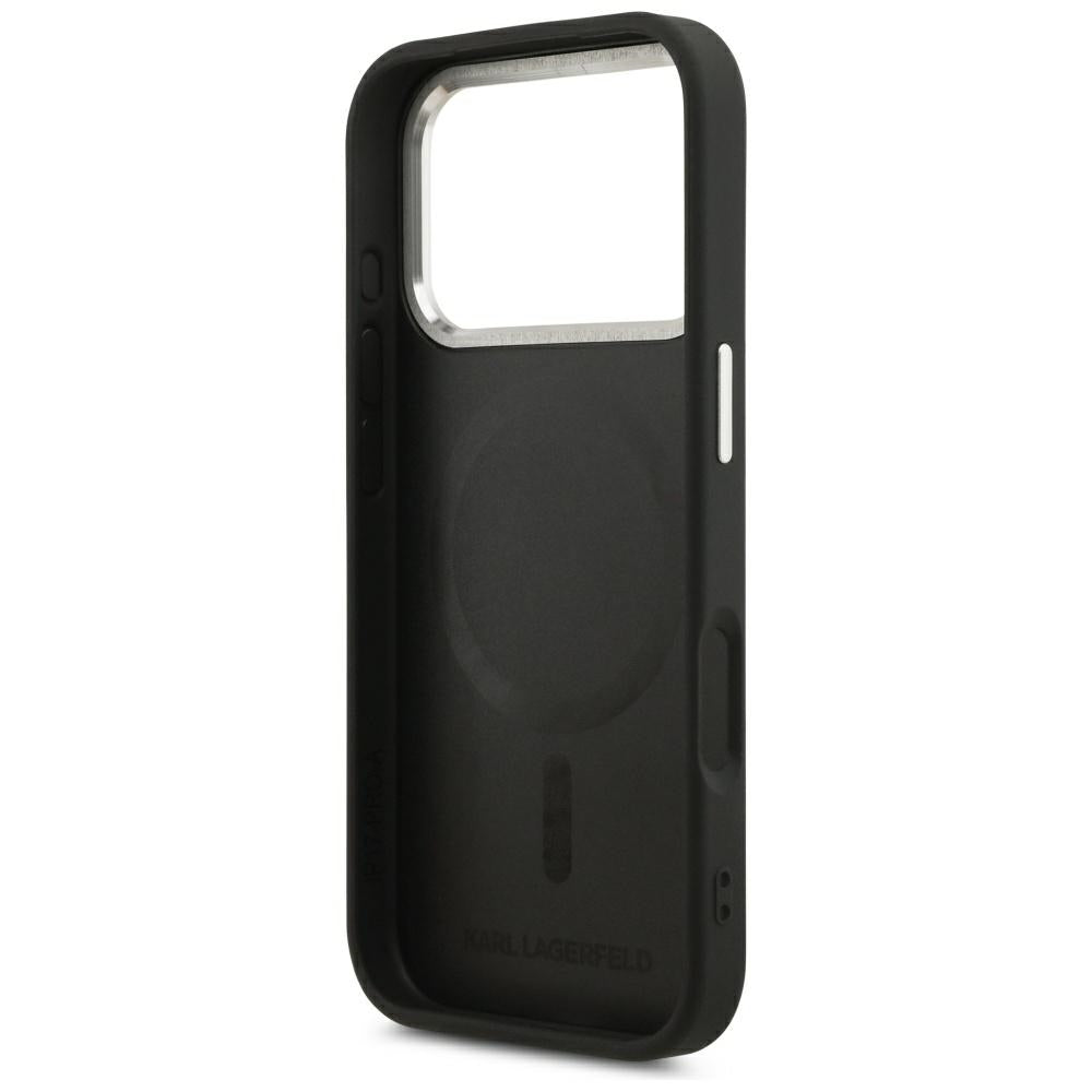 Husa de protectie Karl Lagerfeld compatibil cu iPhone 17 Pro Max / iPhone 18 Pro Max, Negru