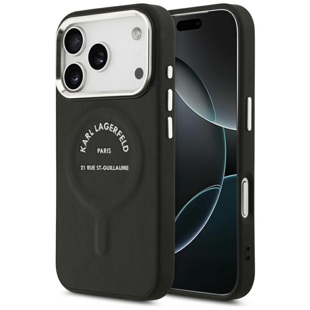 Husa de protectie Karl Lagerfeld compatibil cu iPhone 18 Pro / iPhone 17 Pro, Negru