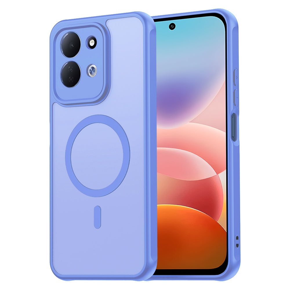 Husa de protectie Techsuit HaloFrost II MagSafe compatibil cu Xiaomi Redmi 17 4G / Redmi 17 5G, Albastru