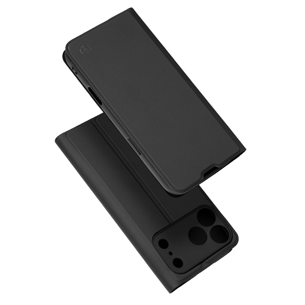 Husa de protectie Techsuit Magskin Book compatibil cu iPhone 18 Pro Max / iPhone 17 Pro Max, Negru