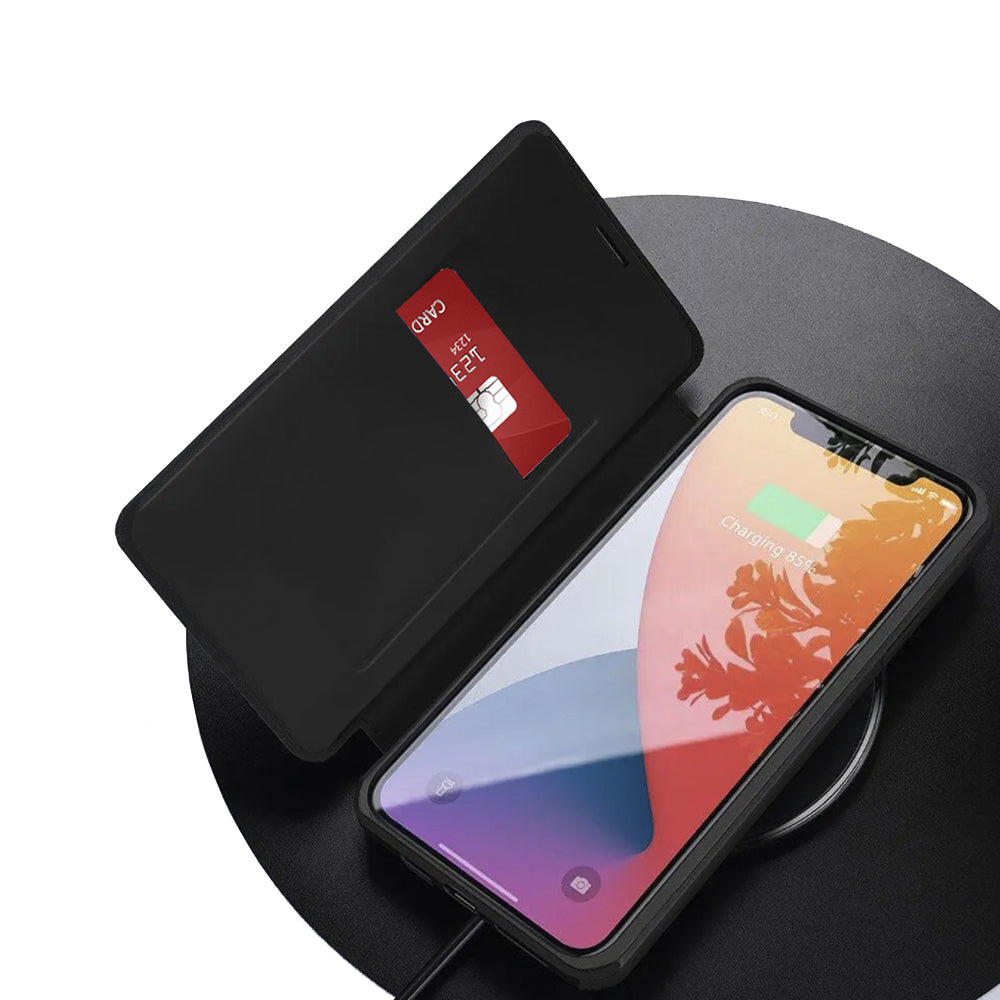 Husa de protectie Techsuit Magskin Book compatibil cu iPhone 18 Pro Max / iPhone 17 Pro Max, Negru