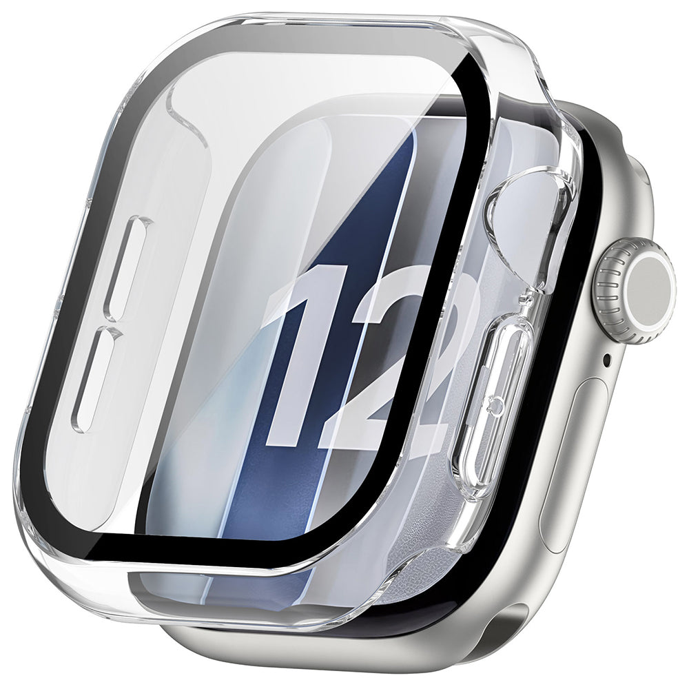 Husa pentru Apple Watch 12 46mm + Folie - Techsuit Defense360 Pro - Clear