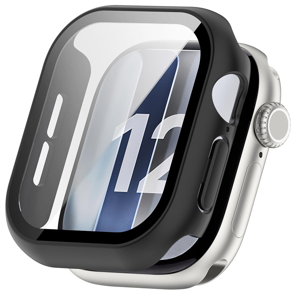 Husa pentru Apple Watch 12 46mm + Folie - Techsuit Defense360 Pro - Black
