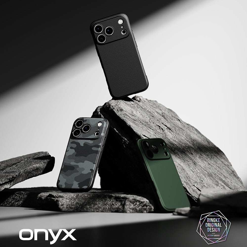 Husa de protectie Ringke Onyx compatibil cu iPhone 17 Pro Max / iPhone 18 Pro Max, Verde