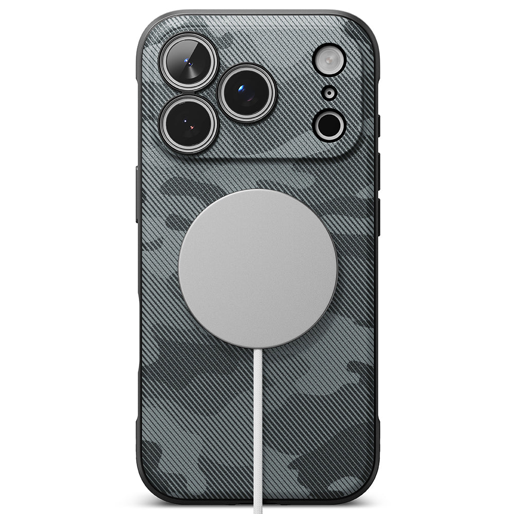 Husa de protectie Ringke Onyx compatibil cu iPhone 17 Pro Max / iPhone 18 Pro Max, Negru Camuflaj