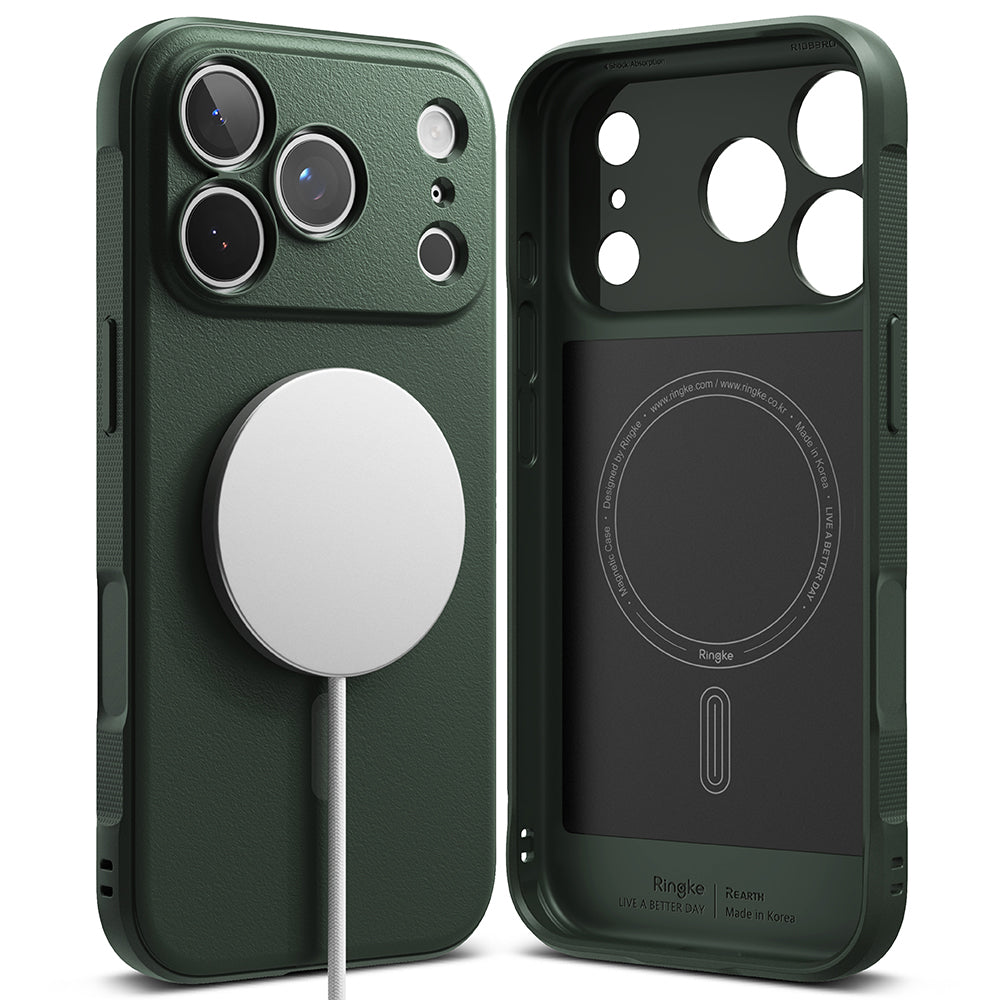 Husa de protectie Ringke Onyx compatibil cu iPhone 17 Pro Max / iPhone 18 Pro Max, Verde