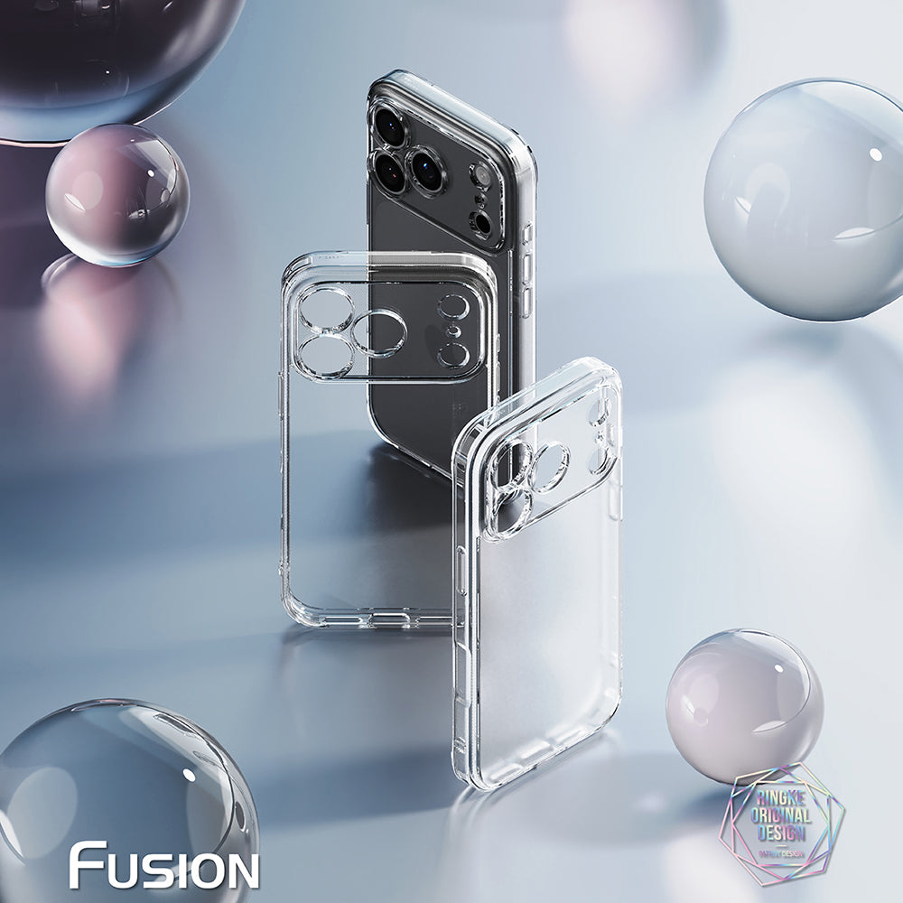 Husa de protectie Ringke Fusion compatibil cu iPhone 17 Pro / iPhone 18 Pro, Transparent