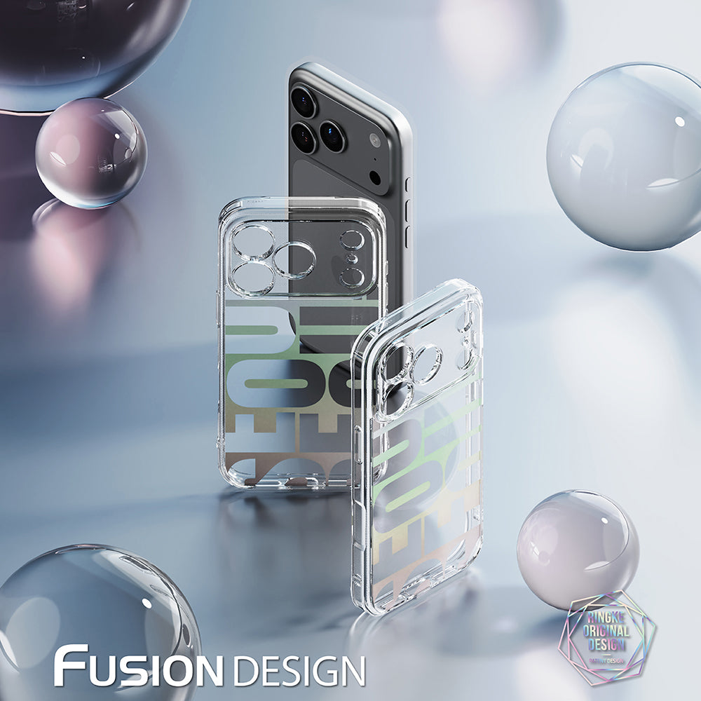 Husa de protectie Ringke Fusion compatibil cu iPhone 17 Pro / iPhone 18 Pro, Transparent