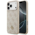 Husa de protectie Guess Hardcase 4G compatibil cu iPhone 18 Pro Max / iPhone 17 Pro Max, Roz