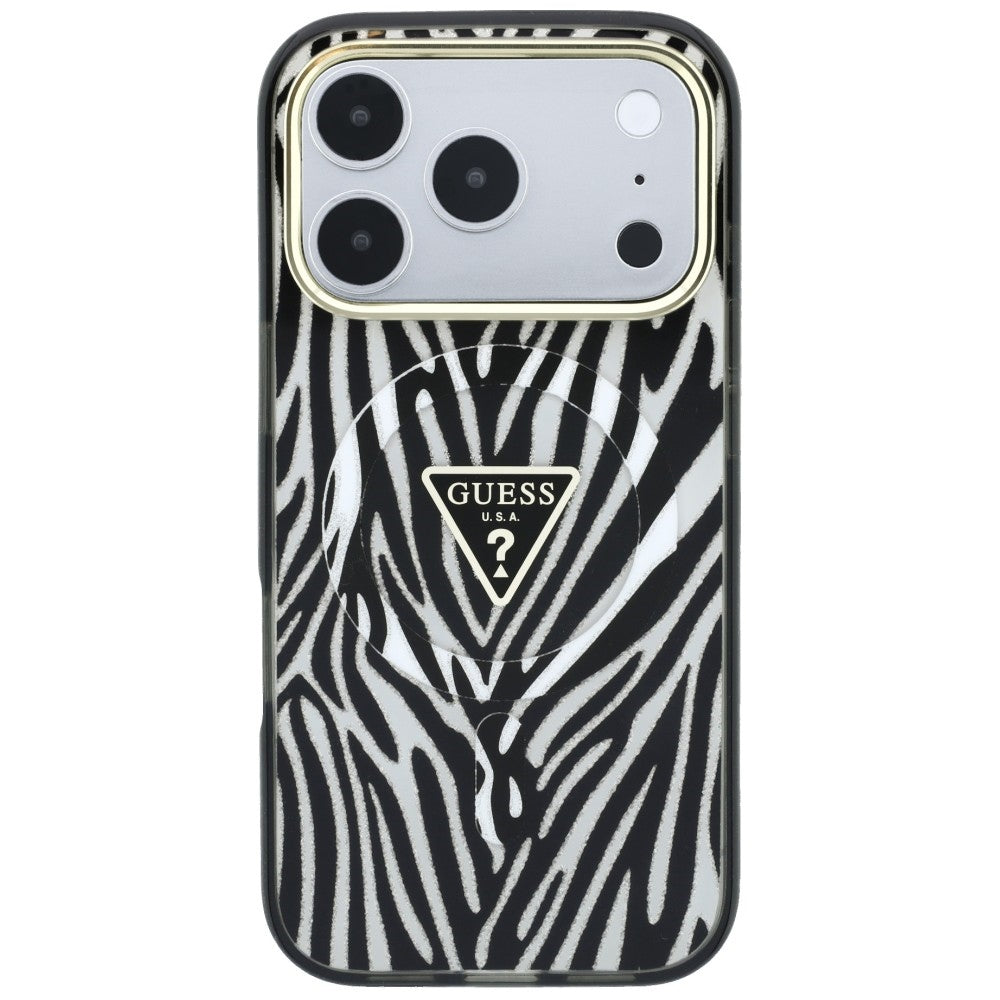 Husa de protectie Guess compatibil cu iPhone 17 Pro Max / iPhone 18 Pro Max, Argintiu