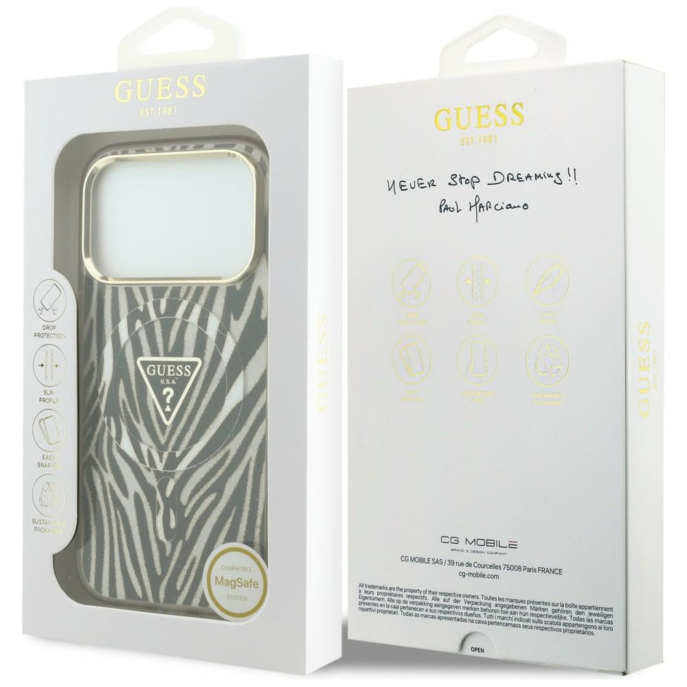 Husa de protectie Guess compatibil cu iPhone 17 Pro Max / iPhone 18 Pro Max, Auriu