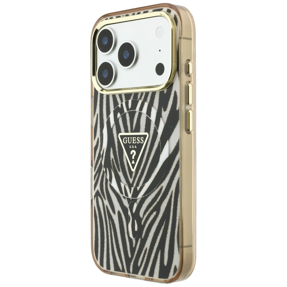 Husa de protectie Guess compatibil cu iPhone 17 Pro Max / iPhone 18 Pro Max, Auriu