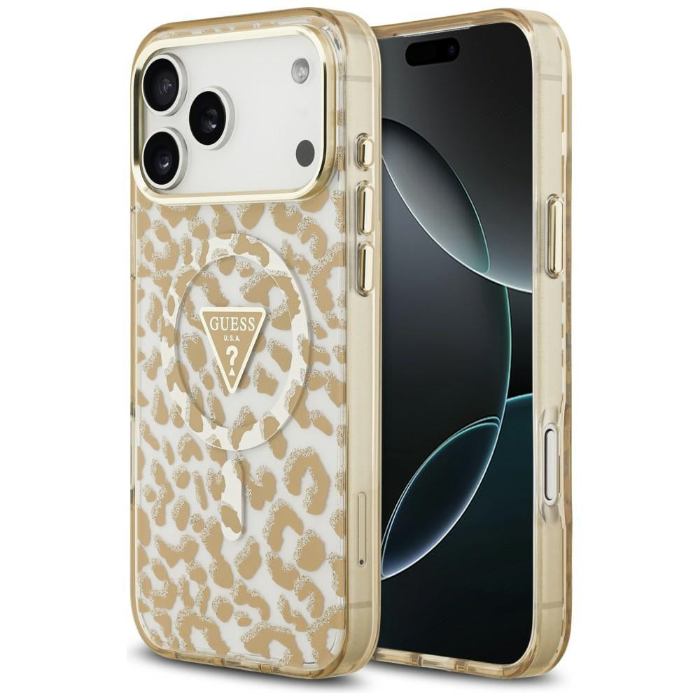 Husa de protectie Guess compatibil cu iPhone 18 Pro Max / iPhone 17 Pro Max, Maro