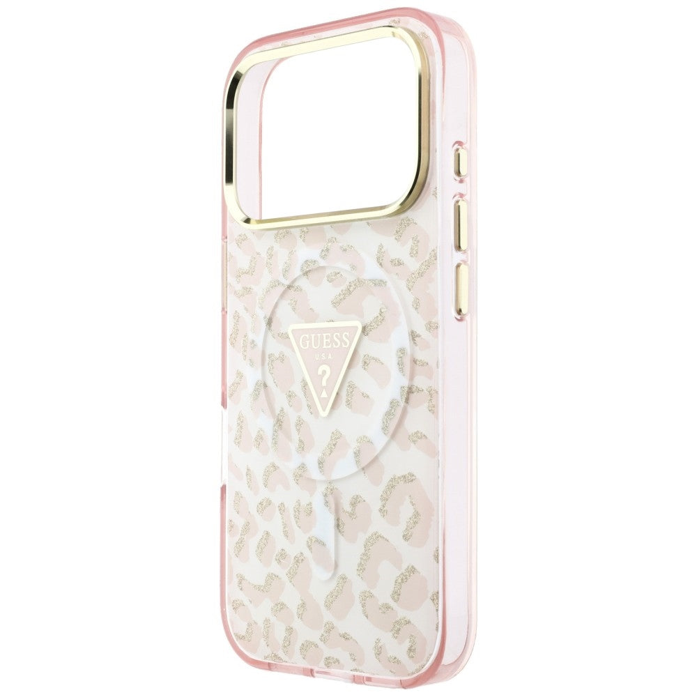 Husa de protectie Guess compatibil cu iPhone 18 Pro / iPhone 17 Pro, Roz