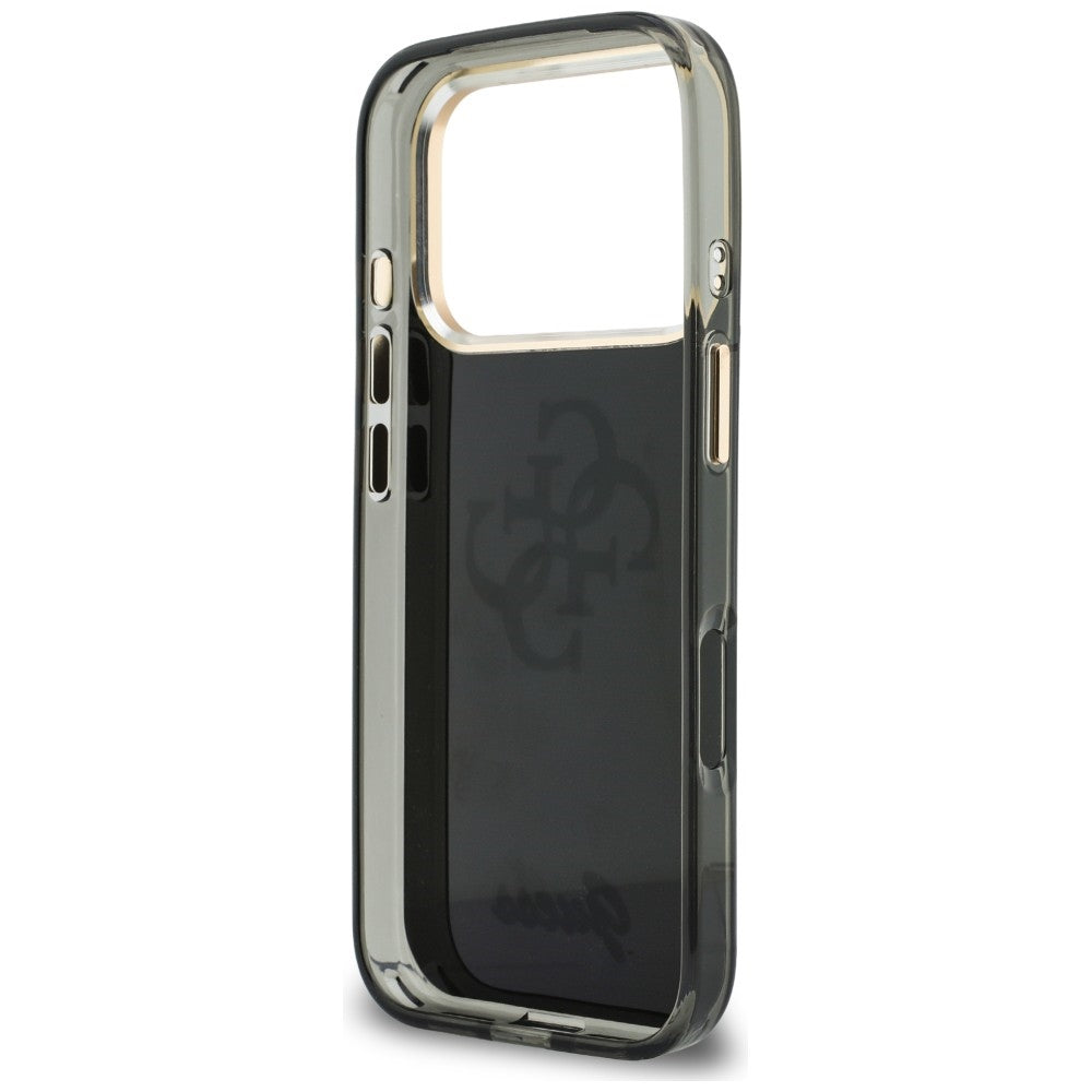Husa de protectie Guess IML 4G Metal Script compatibil cu iPhone 18 Pro Max / iPhone 17 Pro Max, Negru