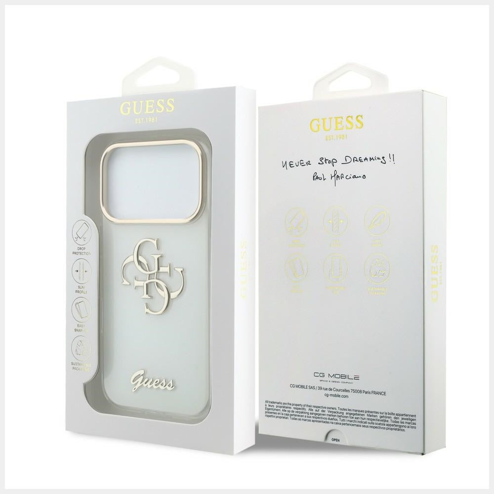 Husa de protectie Guess compatibil cu iPhone 18 Pro, Alb