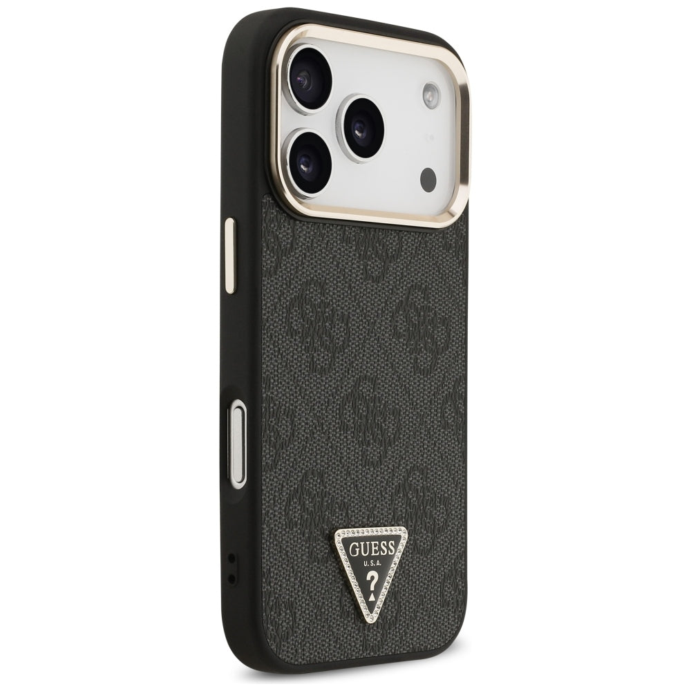 Husa de protectie Guess Hardcase 4G compatibil cu iPhone 18 Pro / iPhone 17 Pro, Negru