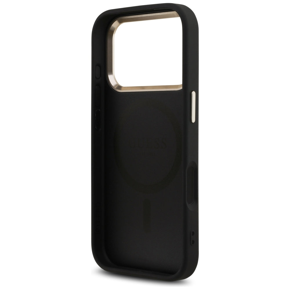 Husa de protectie Guess Hardcase 4G compatibil cu iPhone 18 Pro / iPhone 17 Pro, Negru