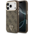 Husa de protectie Guess Hardcase 4G compatibil cu iPhone 18 Pro Max / iPhone 17 Pro Max, Maro