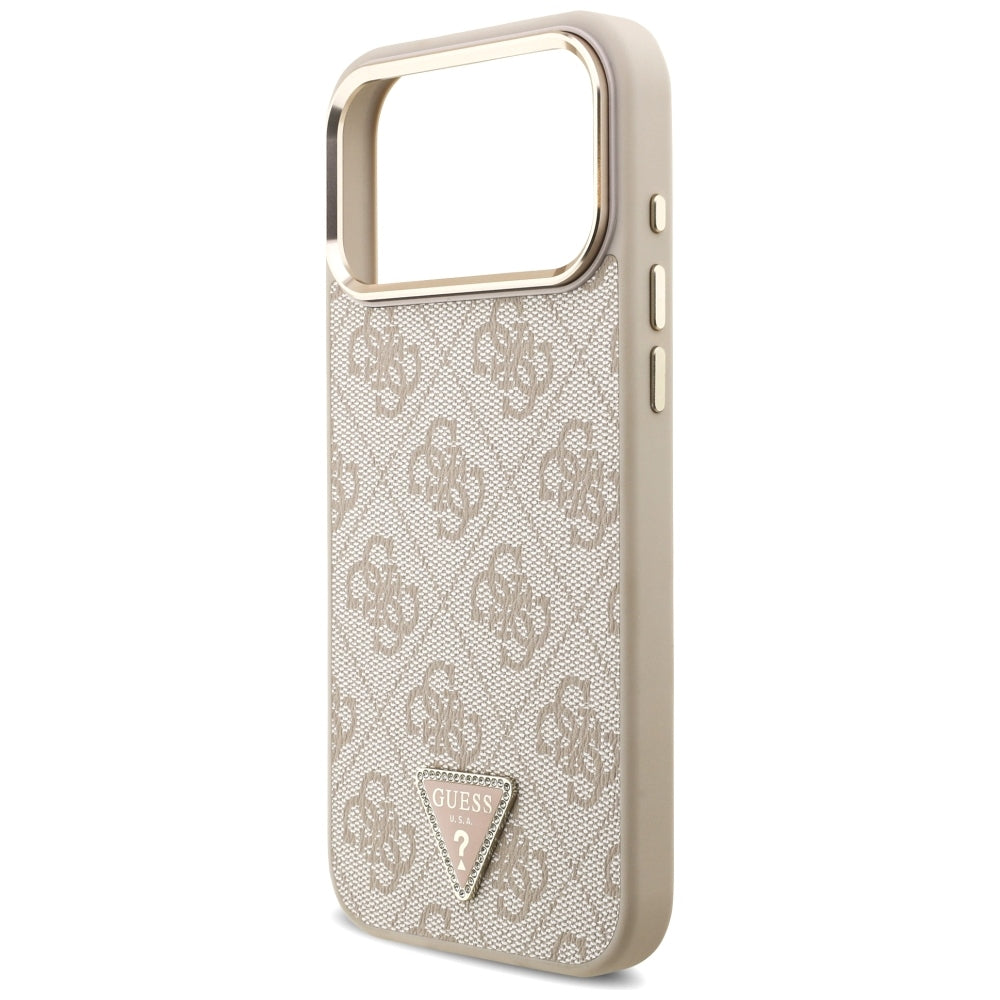 Husa de protectie Guess Hardcase 4G compatibil cu iPhone 18 Pro Max / iPhone 17 Pro Max, Roz