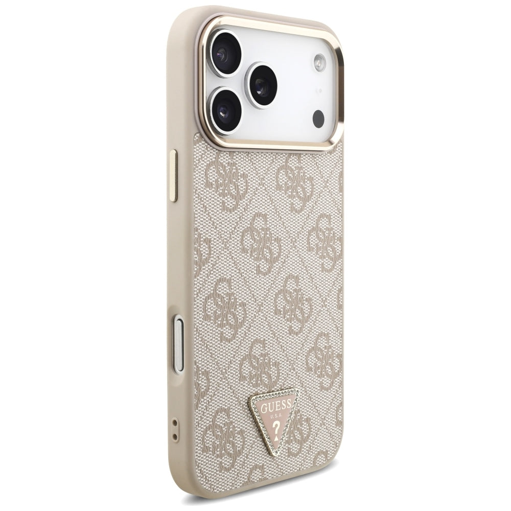 Husa de protectie Guess Hardcase 4G compatibil cu iPhone 18 Pro Max / iPhone 17 Pro Max, Roz