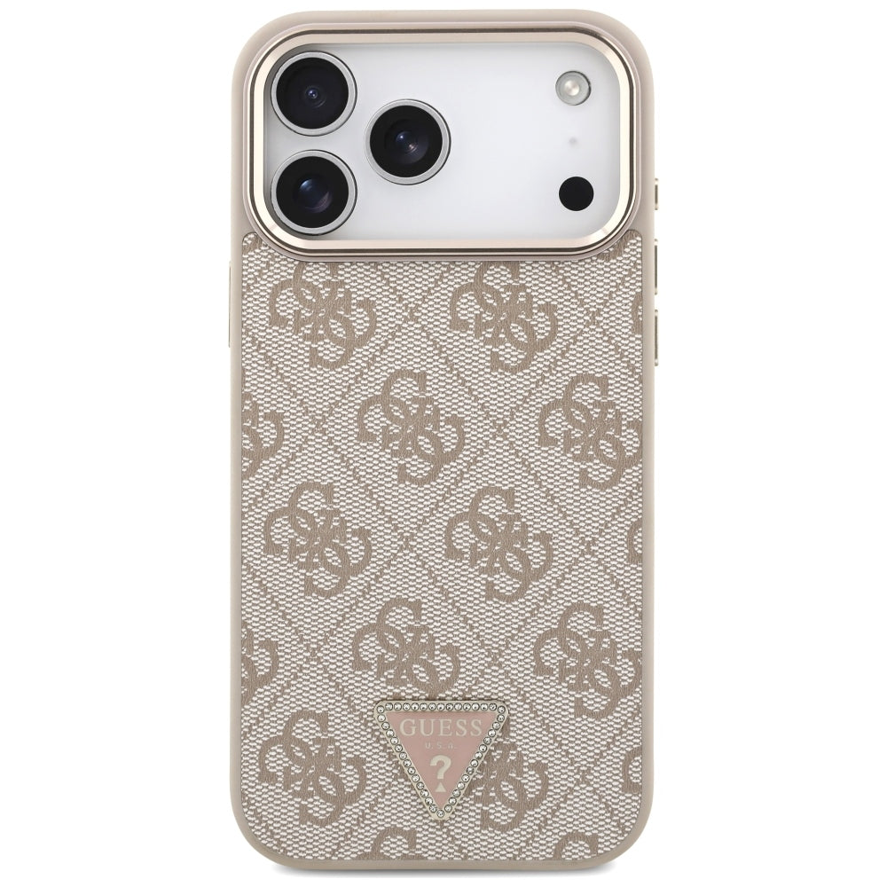 Husa de protectie Guess Hardcase 4G compatibil cu iPhone 18 Pro Max / iPhone 17 Pro Max, Roz